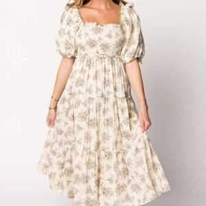 Worth Collective Dress NWT, Elena Dress, 100% cotton lining